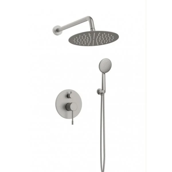 Φωτογραφία προϊόντος: Orabella Terra Brushed Nickel Set Εντοιχισμού Μπάνιου 10318