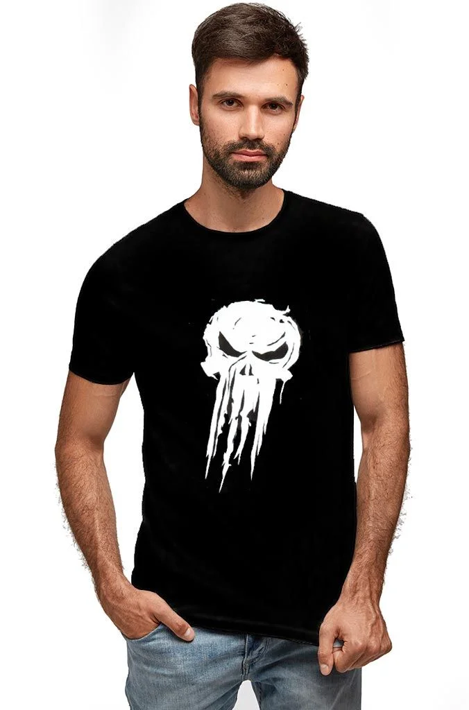 Φωτογραφία προϊόντος: Prime T-Shirt Μαύρο με σχέδιο Punisher 5060-1