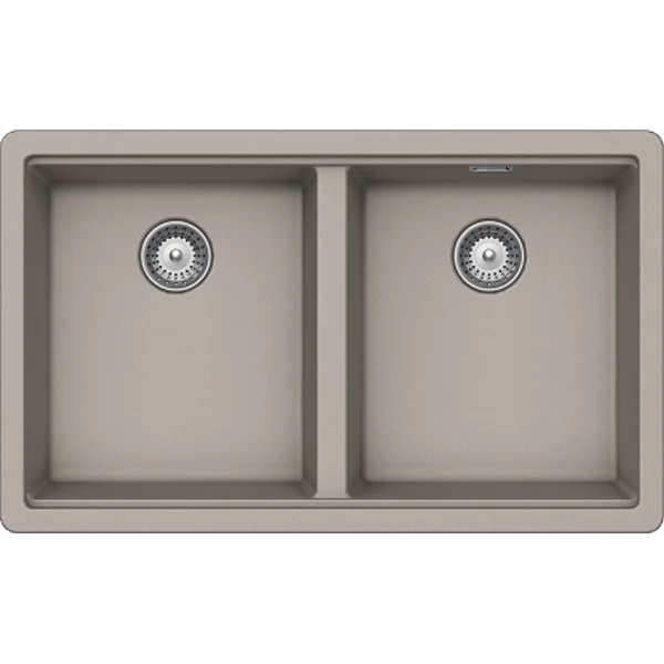 Φωτογραφία προϊόντος: Νεροχύτης κουζίνας γρανιτένιος Schock Cristalite Manhattan 30290U-1451E χρώμα γκρι ματ Concrete Beton 75x45.6 ένθετος