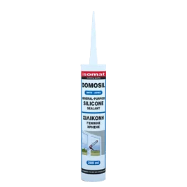 Φωτογραφία προϊόντος: Isomat Domosil 0623/6.2 σιλικόνη διάφανη γενικής χρήσης 280ml