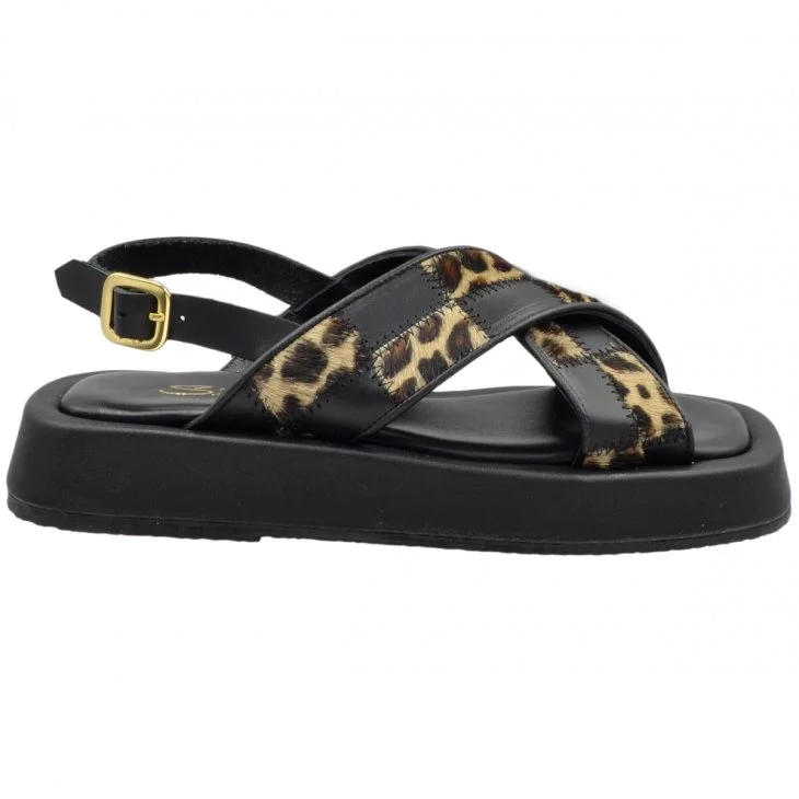 Φωτογραφία προϊόντος: Spiero COMFORT E10-014 PONY ΜΑΥΡΟ LEOPARD