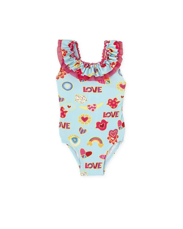 Φωτογραφία προϊόντος: Agatha Ruiz De La Prada παιδικό ολόσωμο μαγιό για κορίτσι σε γαλάζιο χρώμα