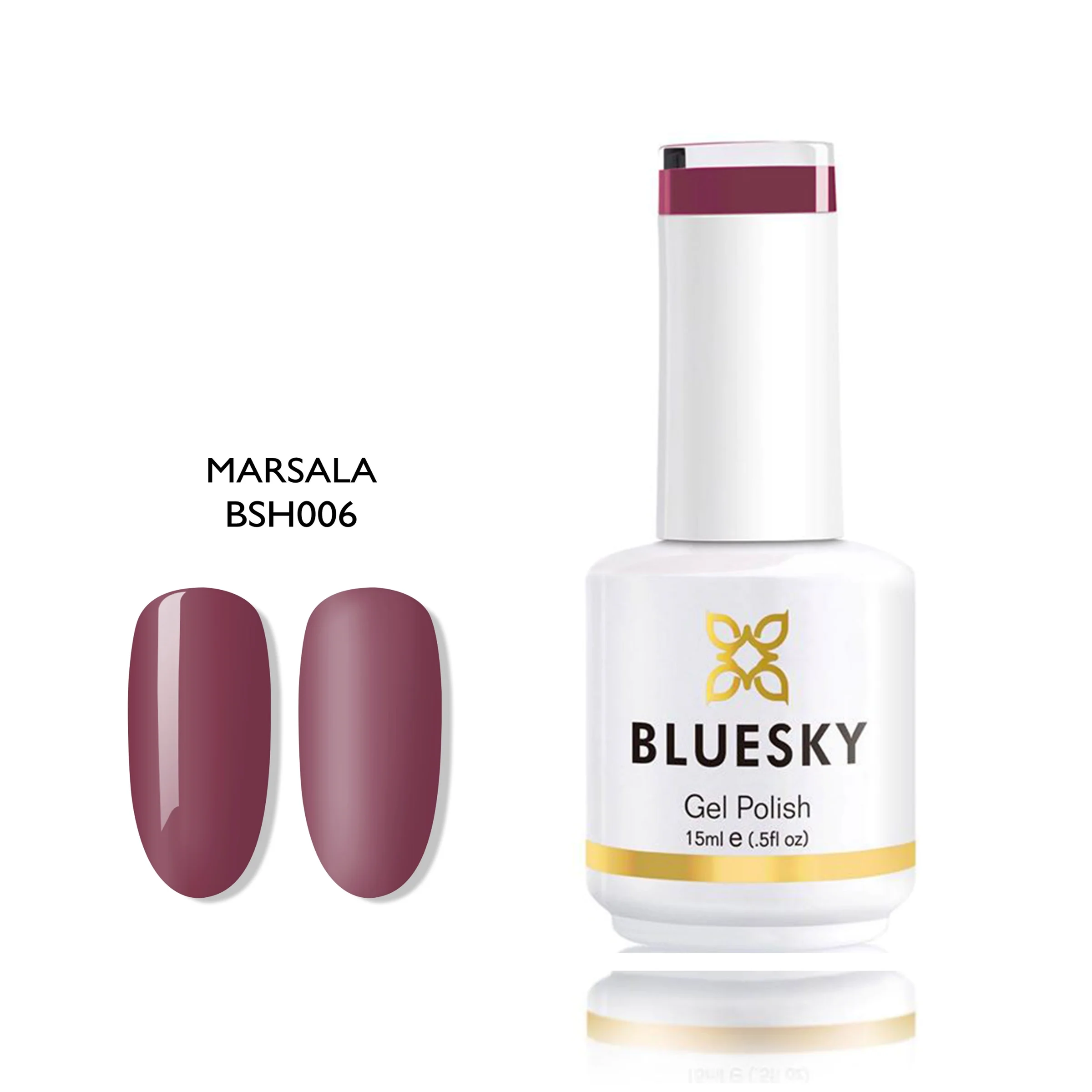 Φωτογραφία προϊόντος: Bluesky Hμιμόνιμο Bερνίκι BSH006 MARSALA (ΣΑΠΙΟ ΜΗΛΟ ΣΚΟΥΡΟ) 15ml