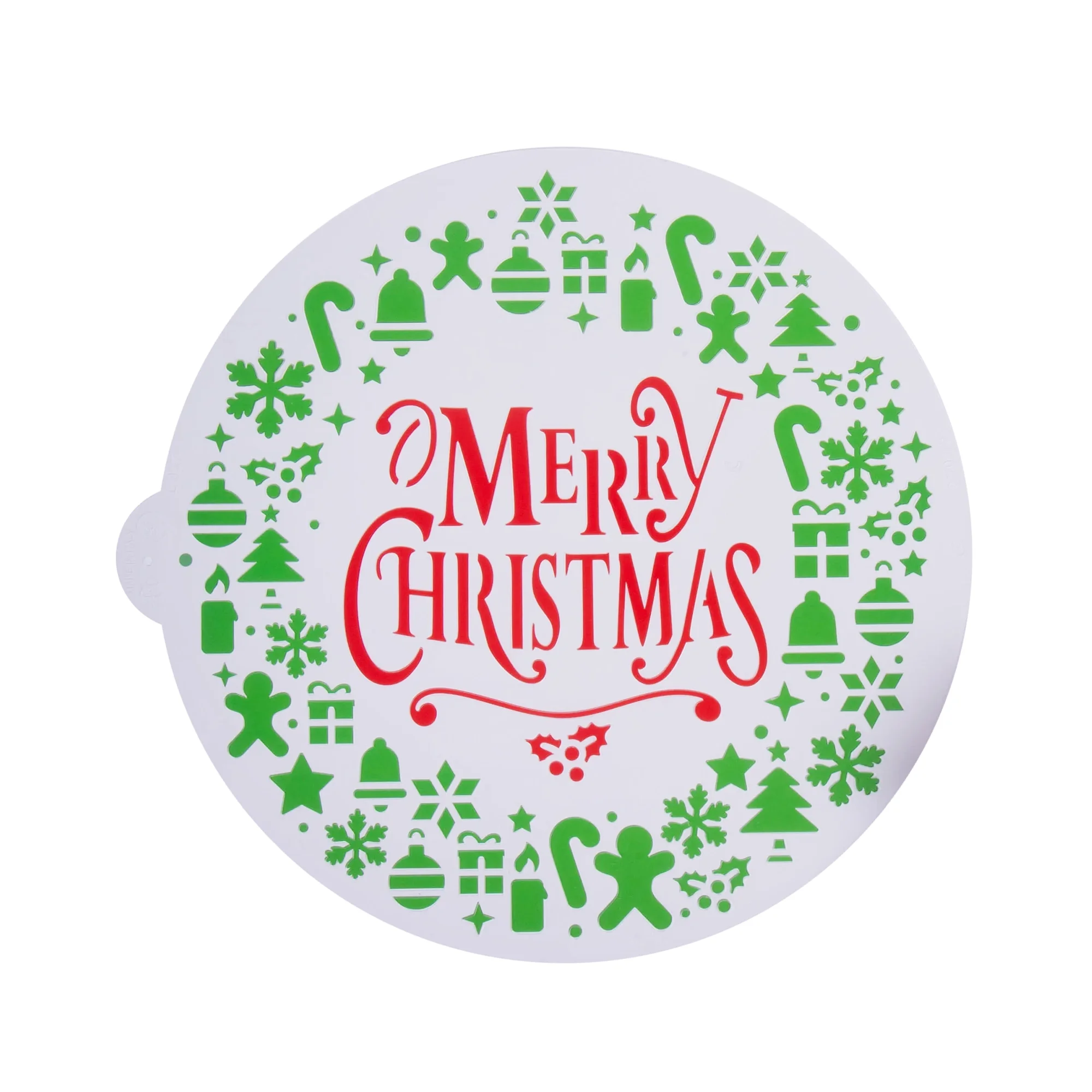 Φωτογραφία προϊόντος: Στένσιλ πλαστικό Merry Christmas Decora (028.04.304)