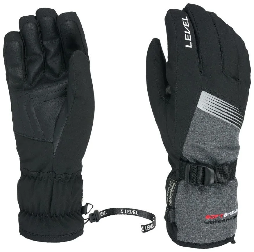 Φωτογραφία προϊόντος: Γάντια Σκι Level Unisex Hero Glove Black/Grey - 3303UG-18