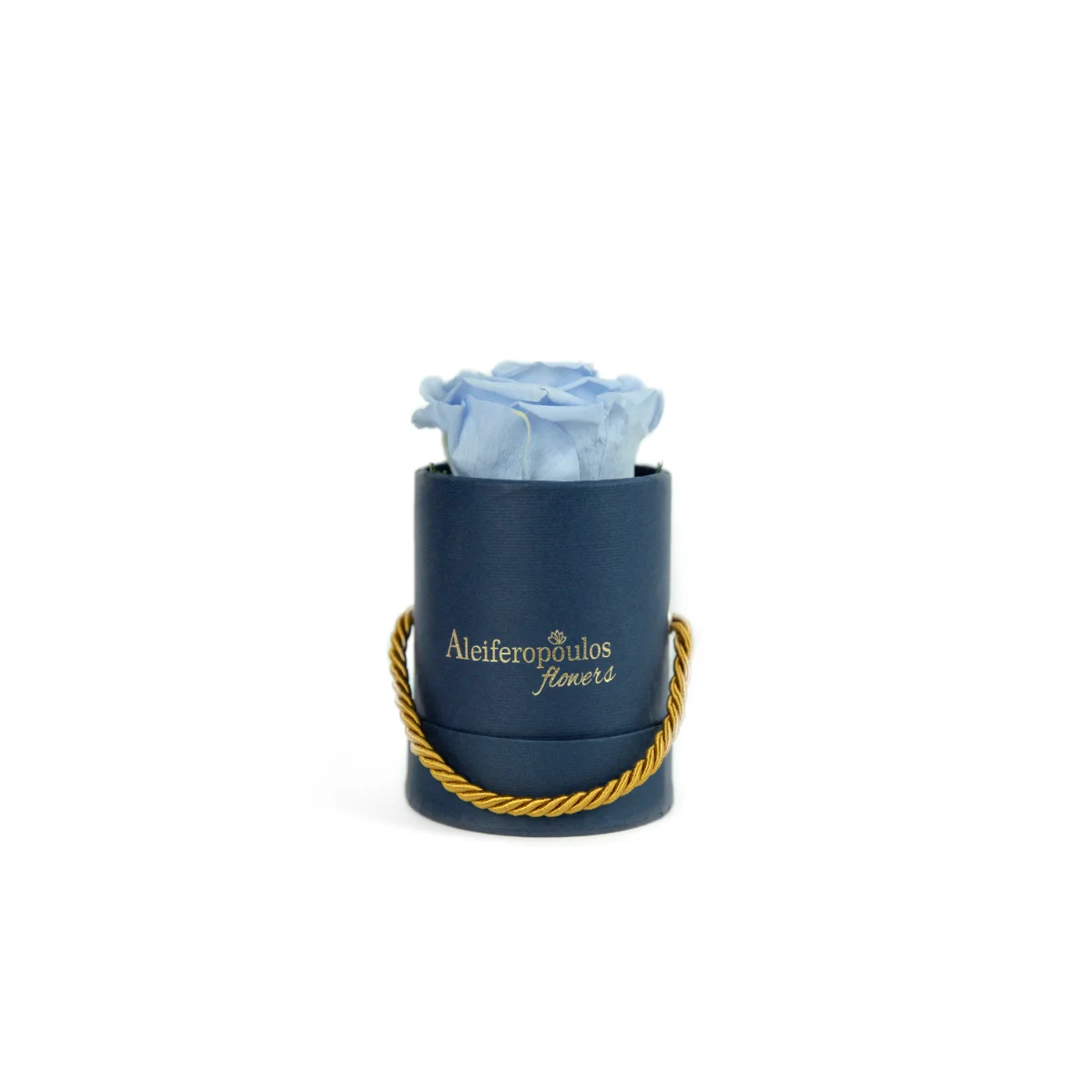 Φωτογραφία προϊόντος: Aleiferopoulos Flowers Dejuiced Forever Rose in a Luxury Blue Forever Rose Box (RB151)