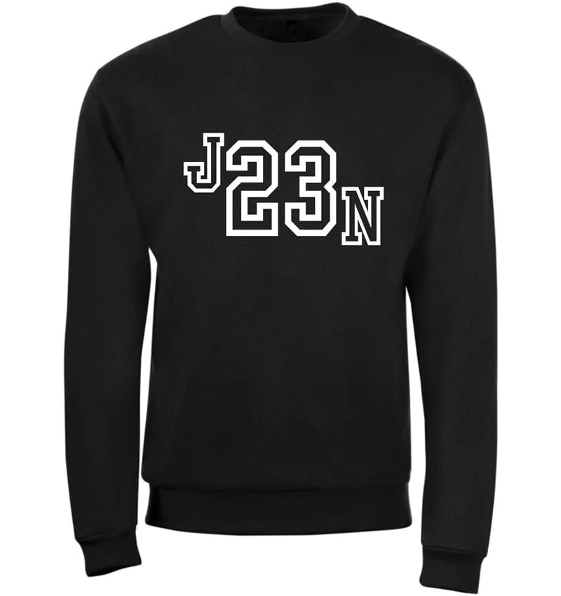Φωτογραφία προϊόντος: KidsModa Παιδική Μπλούζα "JN23" με Χοντρό Φούτερ Λαιμόκοψη Μαύρη
