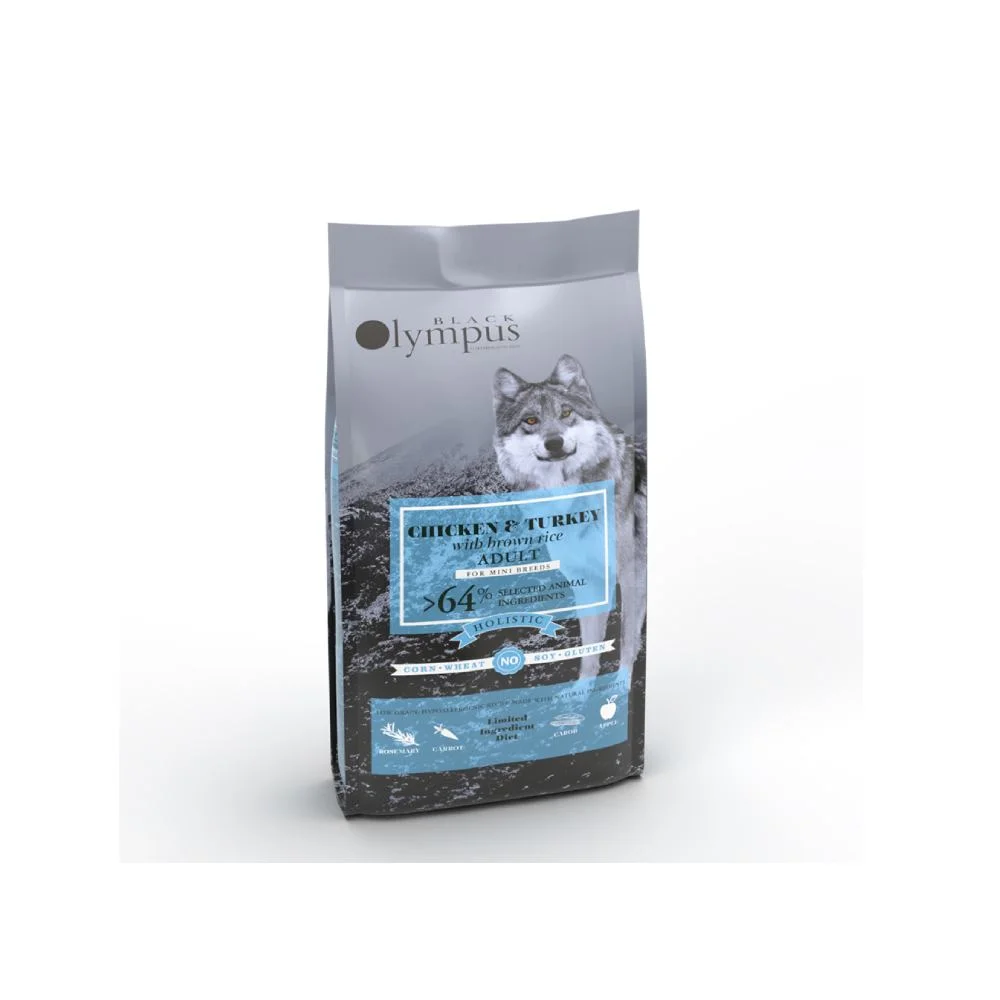 Φωτογραφία προϊόντος: Black Olympus Adult Mini Chicken + Turkey Ξηρά Τροφή Για Σκύλους 2kg
