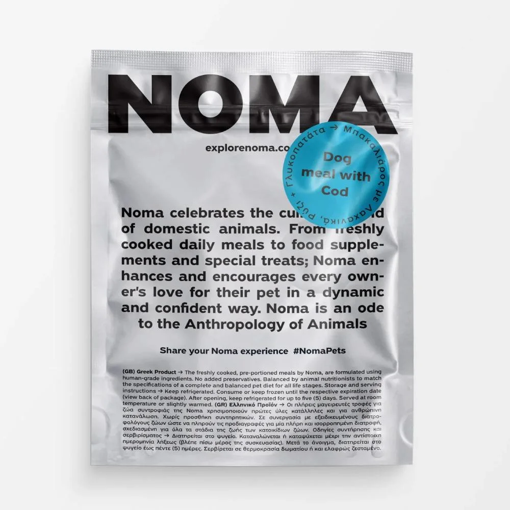 Φωτογραφία προϊόντος: NOMA Μαγειρευτή Τροφή για Σκύλους με Μπακαλιάρο 500g