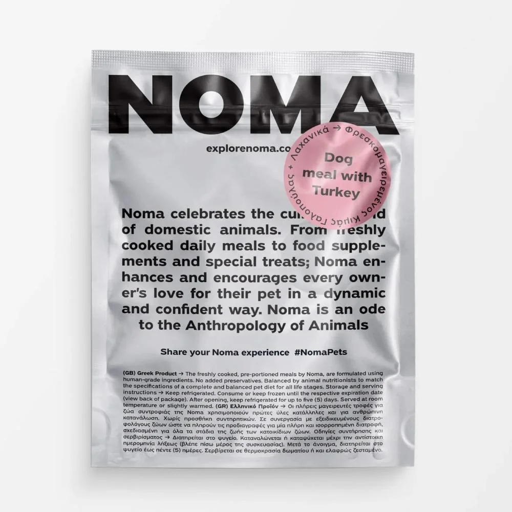 Φωτογραφία προϊόντος: NOMA Μαγειρευτή Τροφή για Σκύλους με Γαλοπούλα 500g
