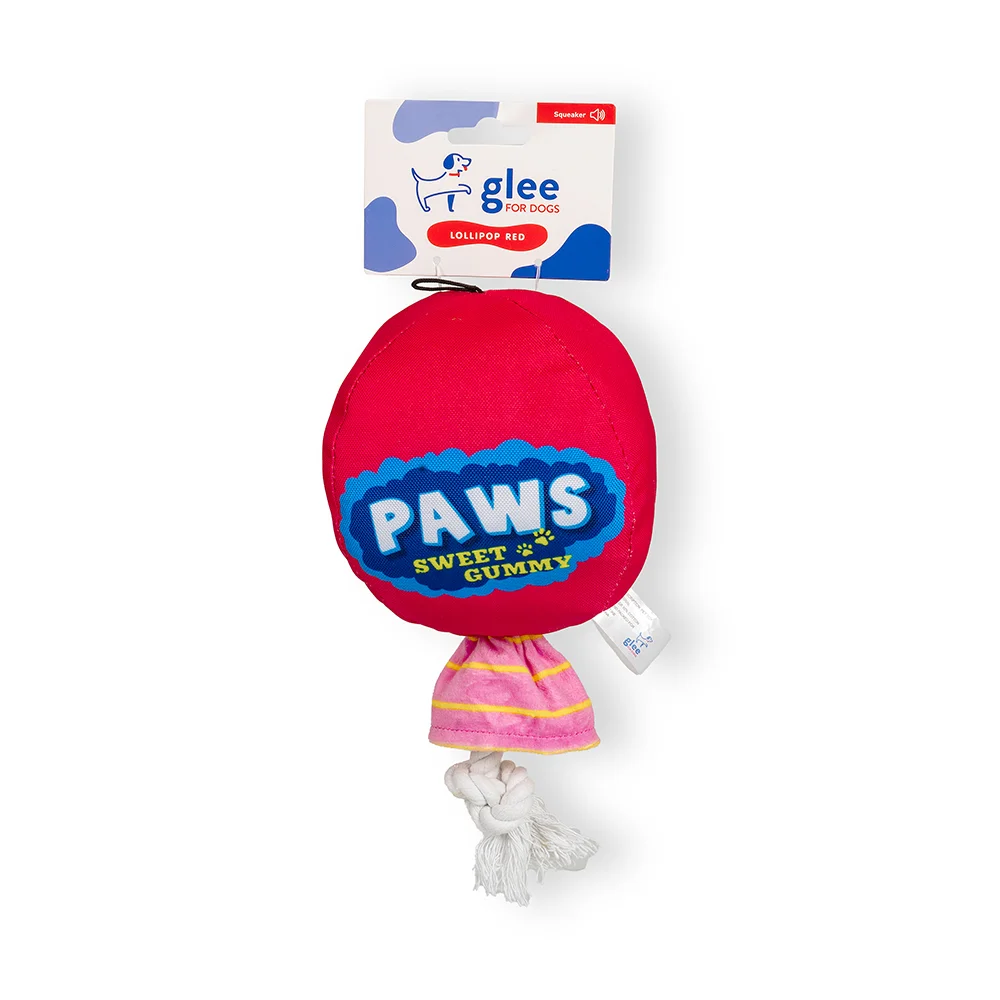 Φωτογραφία προϊόντος: Παιχνίδι Σκύλου Glee Lollipop Rope Squeaky Κόκκινο