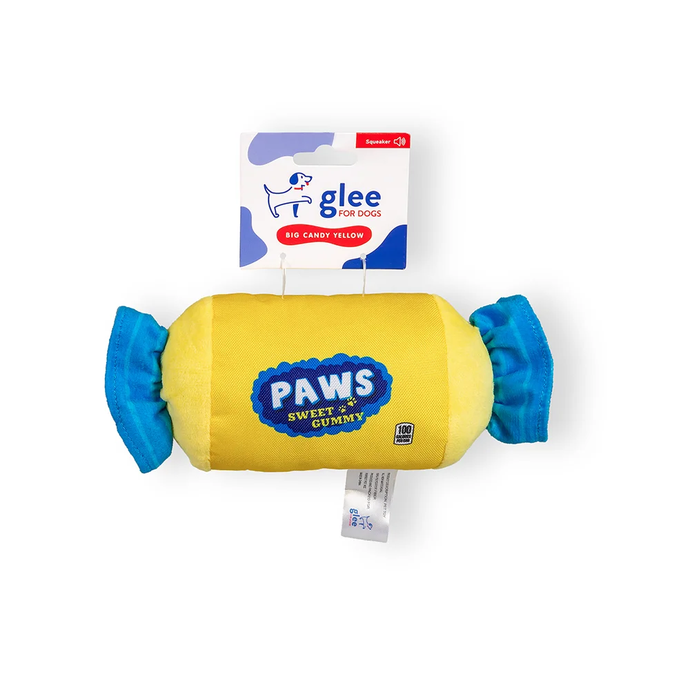 Φωτογραφία προϊόντος: Παιχνίδι Σκύλου Glee Candy Squeaky Κίτρινο