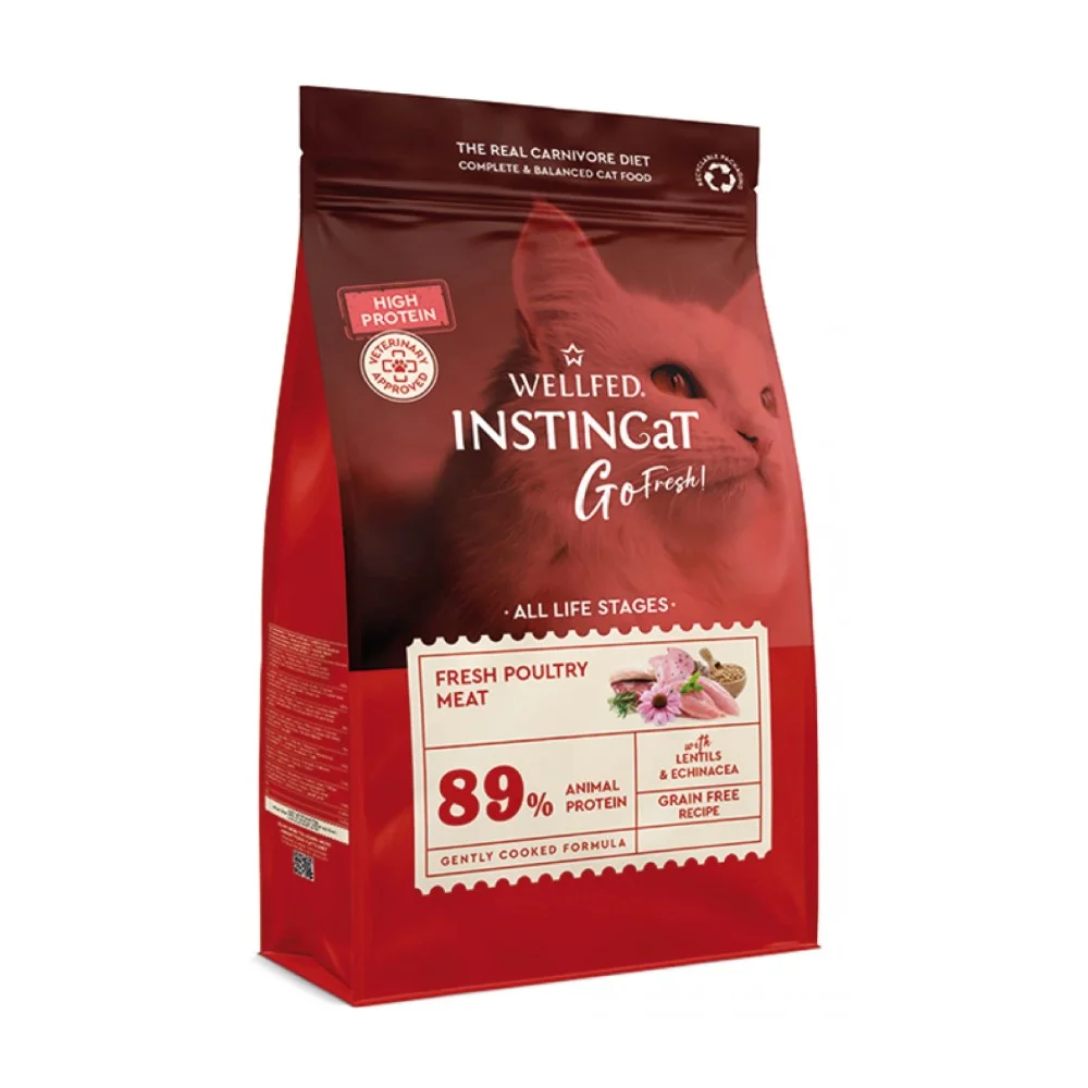 Φωτογραφία προϊόντος: Wellfed Instincat Go Fresh All Life Stages High Protein Poultry 1,8kg