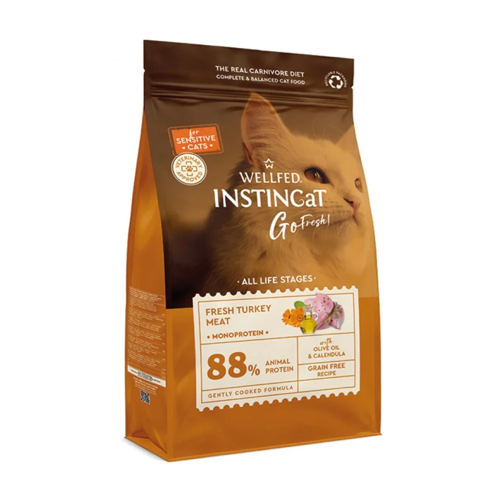 Φωτογραφία προϊόντος: Wellfed Instincat Go Fresh Sensitive Turkey 4,5kg