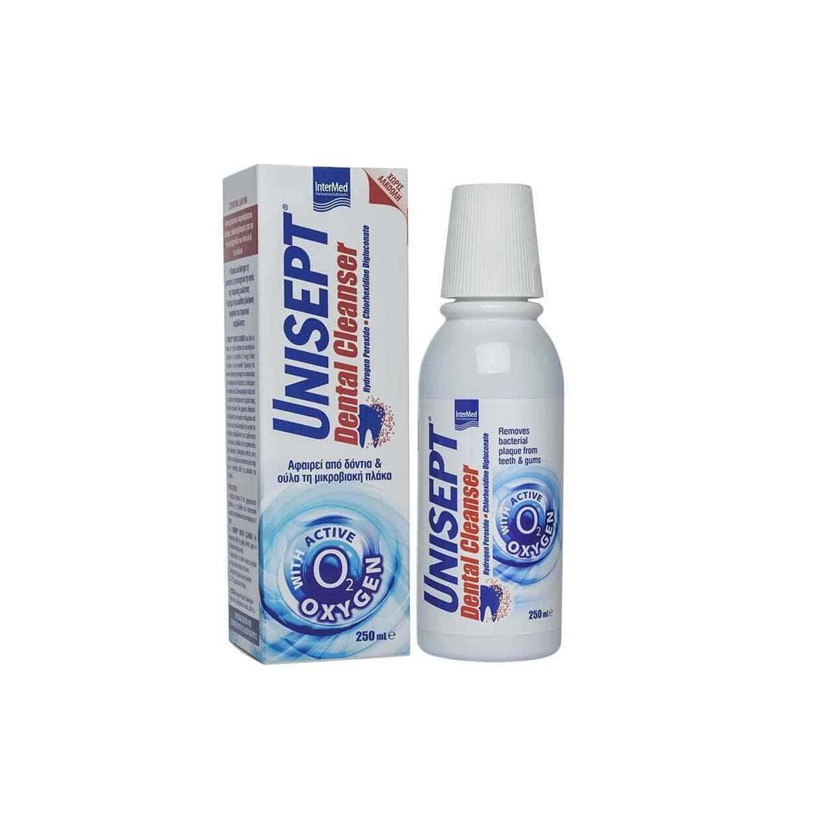 Φωτογραφία προϊόντος: Medipharmacy Intermed Unisept Dental Cleanser Στοματικό Διάλυμα 250 ml