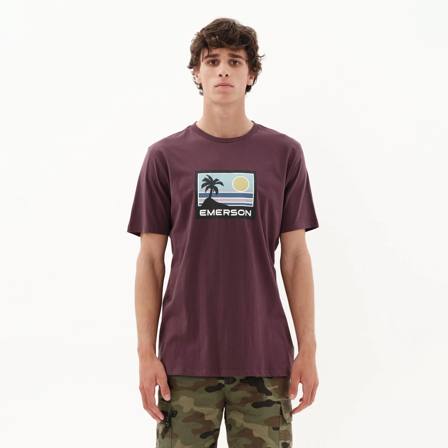 Φωτογραφία προϊόντος: EMERSON TROPICAL LANDSCAPE MEN'S SHORT SLEEVE T-SHIRT ΜΩΒ