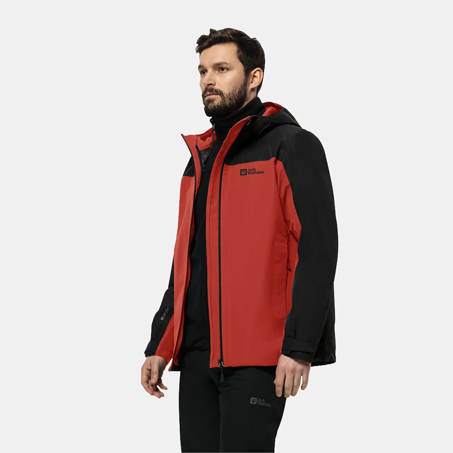 Φωτογραφία προϊόντος: JACK WOLFSKIN TAUBENBERG 3IN1 JACKET ΚΟΚΚΙΝΟ