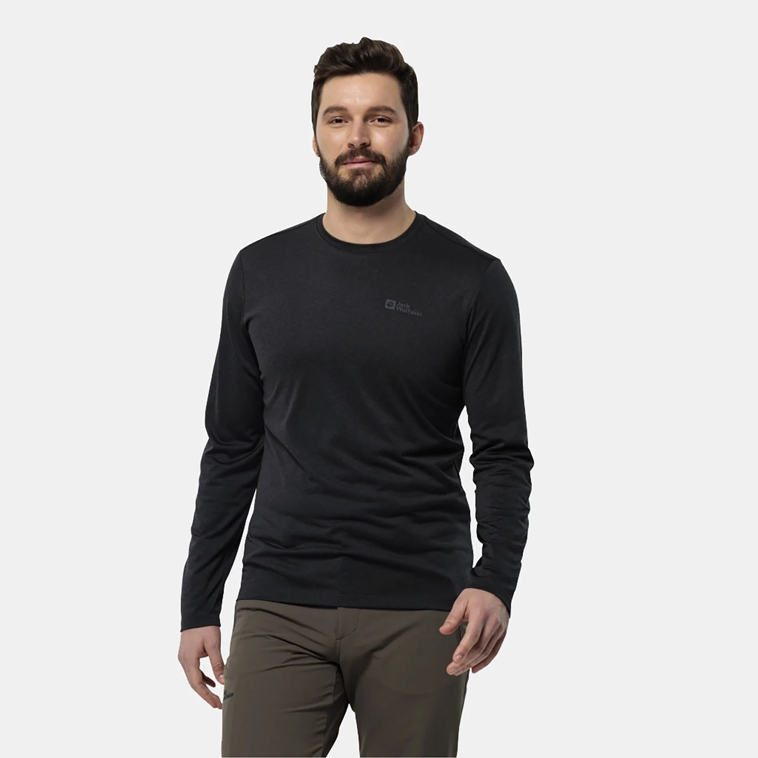 Φωτογραφία προϊόντος: JACK WOLFSKIN SKY THERMAL LONG SLEEVE FUNCTIONAL SHIRT ΜΑΥΡΟ