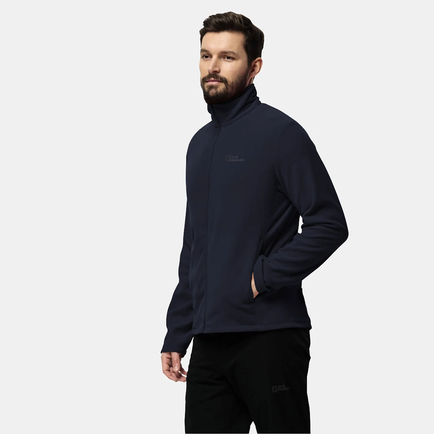 Φωτογραφία προϊόντος: JACK WOLFSKIN TAUNUS FULL-ZIP FLEECE JACKET ΜΠΛΕ