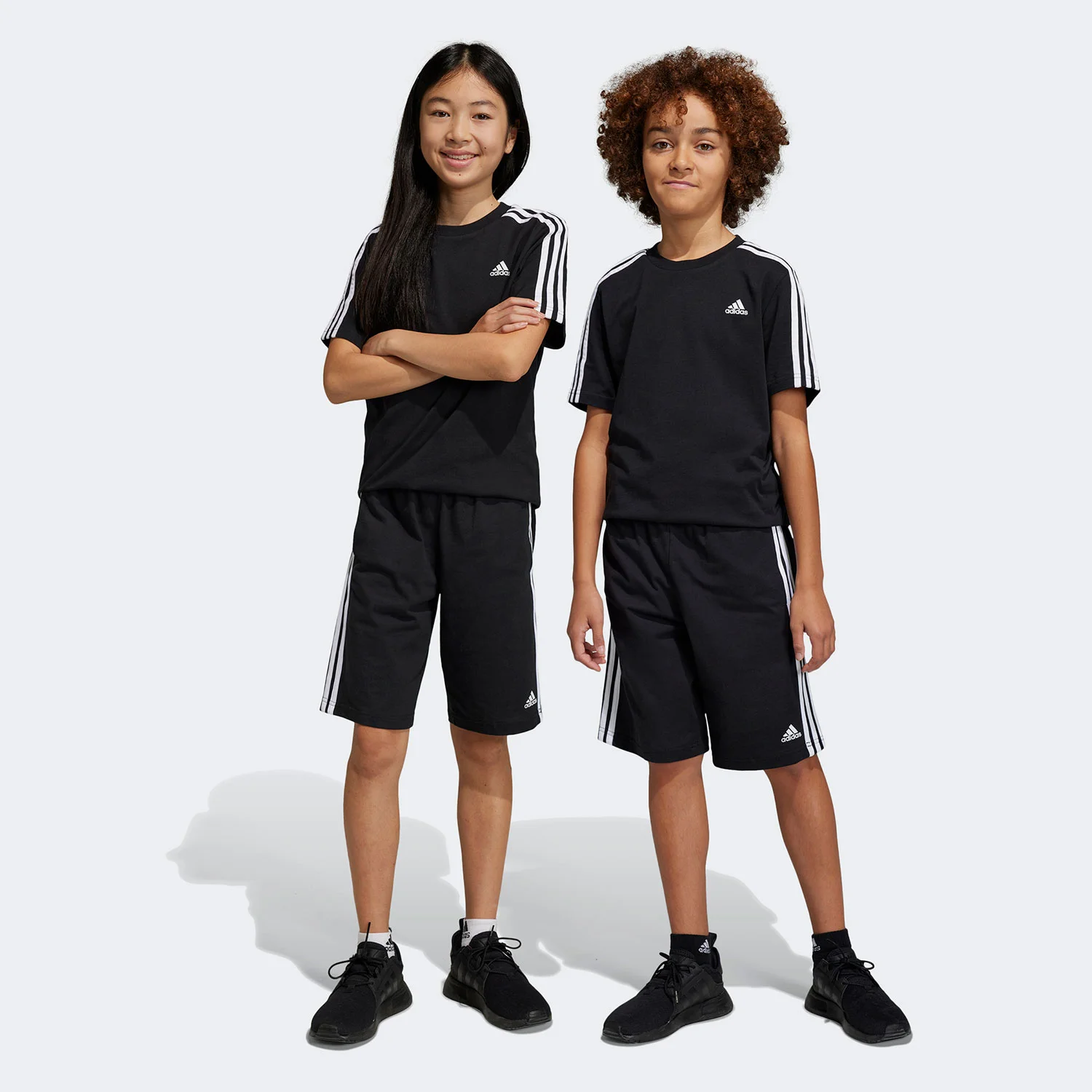 Φωτογραφία προϊόντος: ADIDAS PERFORMANCE ADIDAS ESSENTIALS 3-STRIPES KNIT SHORTS ΜΑΥΡΟ