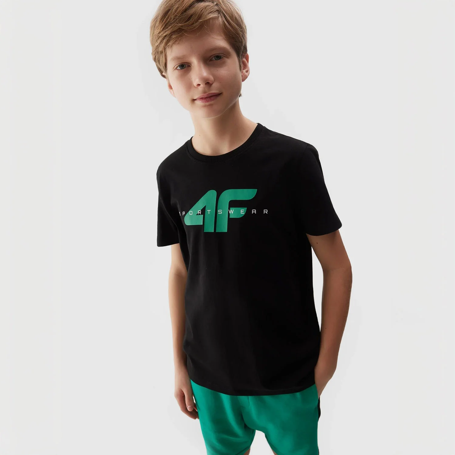 Φωτογραφία προϊόντος: 4F BOYS' ORGANIC COTTON PRINTED T-SHIRT ΜΑΥΡΟ