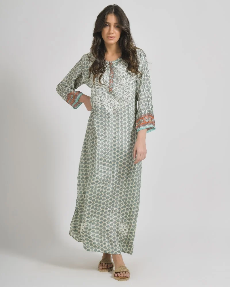Φωτογραφία προϊόντος: BLE TUNIC/ ΠΟΥΚΑΜΙΣΑ ΜΑΚΡΙΑ ΕΚΡΟΥ/ΧΑΚΙ/ΠΟΡΤΟΚΑΛΙ ΜΕ ΣΧΕΔΙΑ ΚΑΙ ΚΟΥΜΠΙΑ ΜΑΚΡΥ ΜΑΝΙΚΙ S/M (28%SILK /72% CREPE)cm 5-41-514-0172