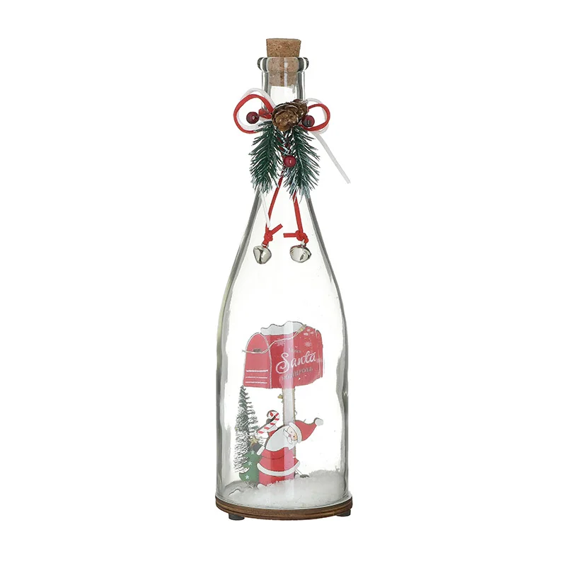 Φωτογραφία προϊόντος: INART ΔΙΑΚΟΣΜΗΤΙΚΟ ΜΠΟΥΚΑΛΙ/ΑΓΙΟΣ ΒΑΣΙΛΗΣ LED ΓΥΑΛΙΝΟ/ΞΥΛΙΝΟ (ΔΕΝ ΠΕΡΙΛΑΜΒΑΝΕΙ ΜΠΑΤΑΡΙΑ) Φ9Χ30cm 2-70-540-0135