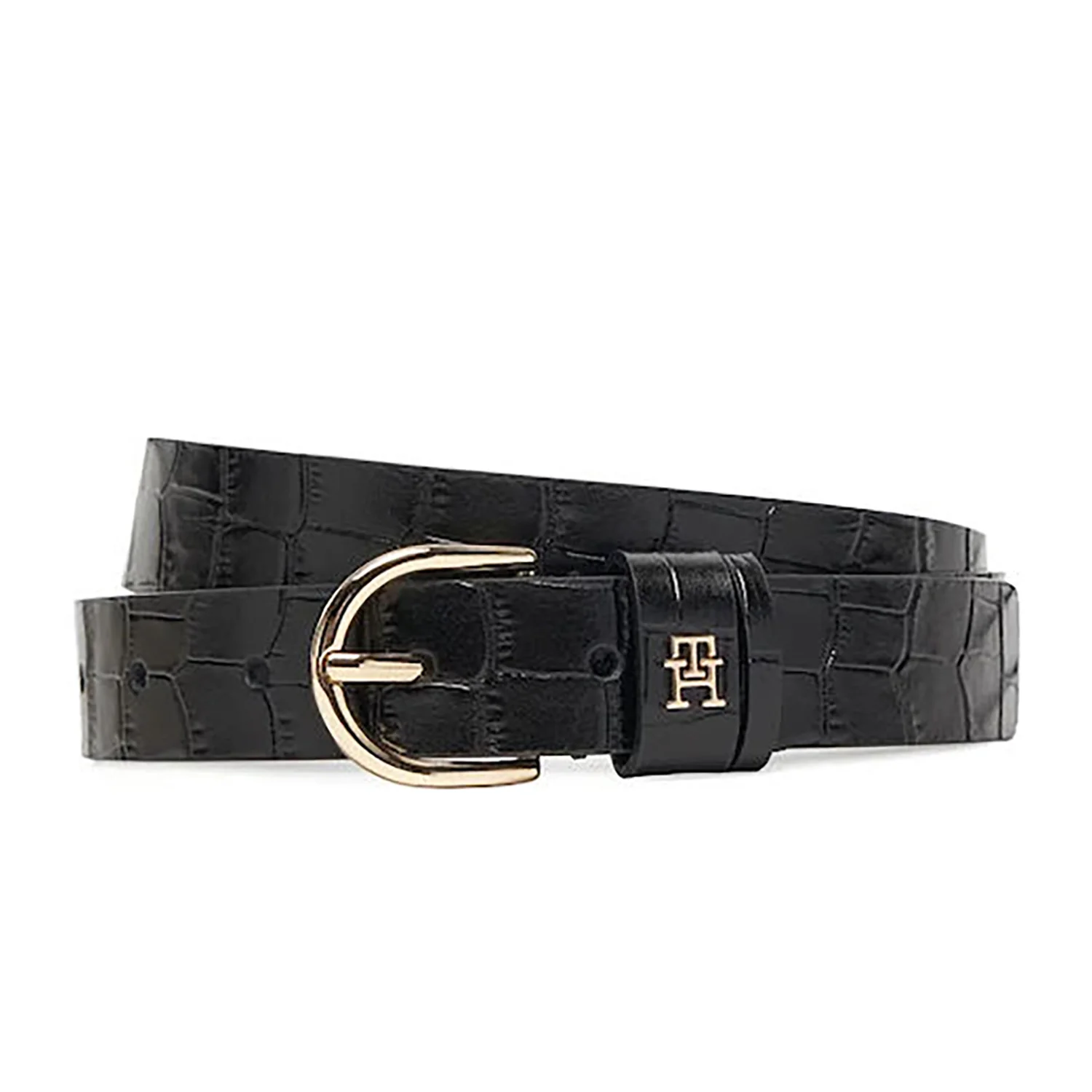 Φωτογραφία προϊόντος: TOMMY HILFIGER ΓΥΝΑΙΚΕΙΑ ΖΩΝΗ ESSENTIAL EFFORTLESS 2.5 CROC AW0AW17755, ΜΑΥΡΟ, Γυναίκα