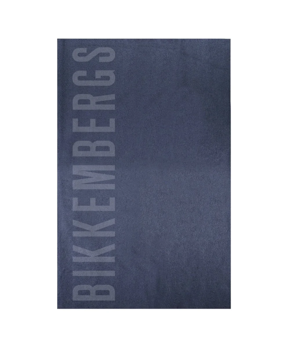 Φωτογραφία προϊόντος: Bikkembergs - Πετσέτα Θαλάσσης Βαμβακερή 90x168 cm BKK26MTW02-NAVY Μπλε
