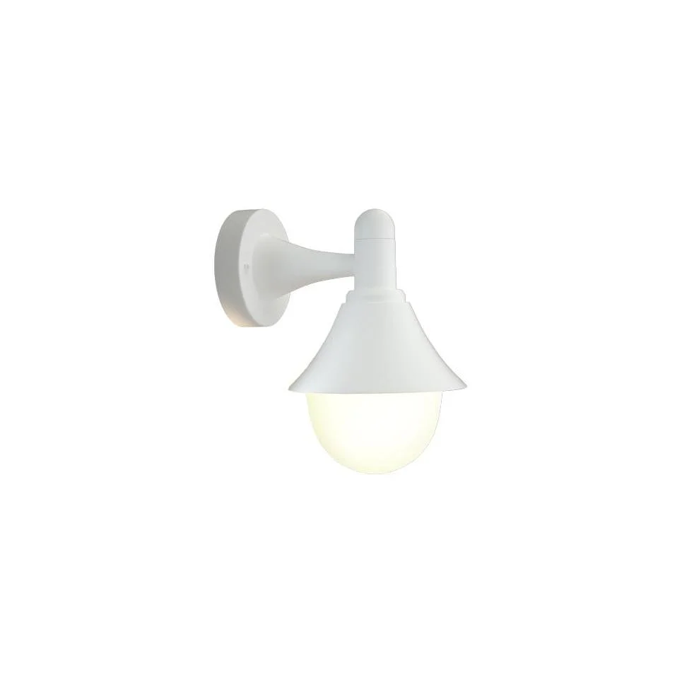 Φωτογραφία προϊόντος: it-Lighting Rabun 1xE27 Outdoor Wall Lamp White D:24.5cmx23.5cm (80202524)
