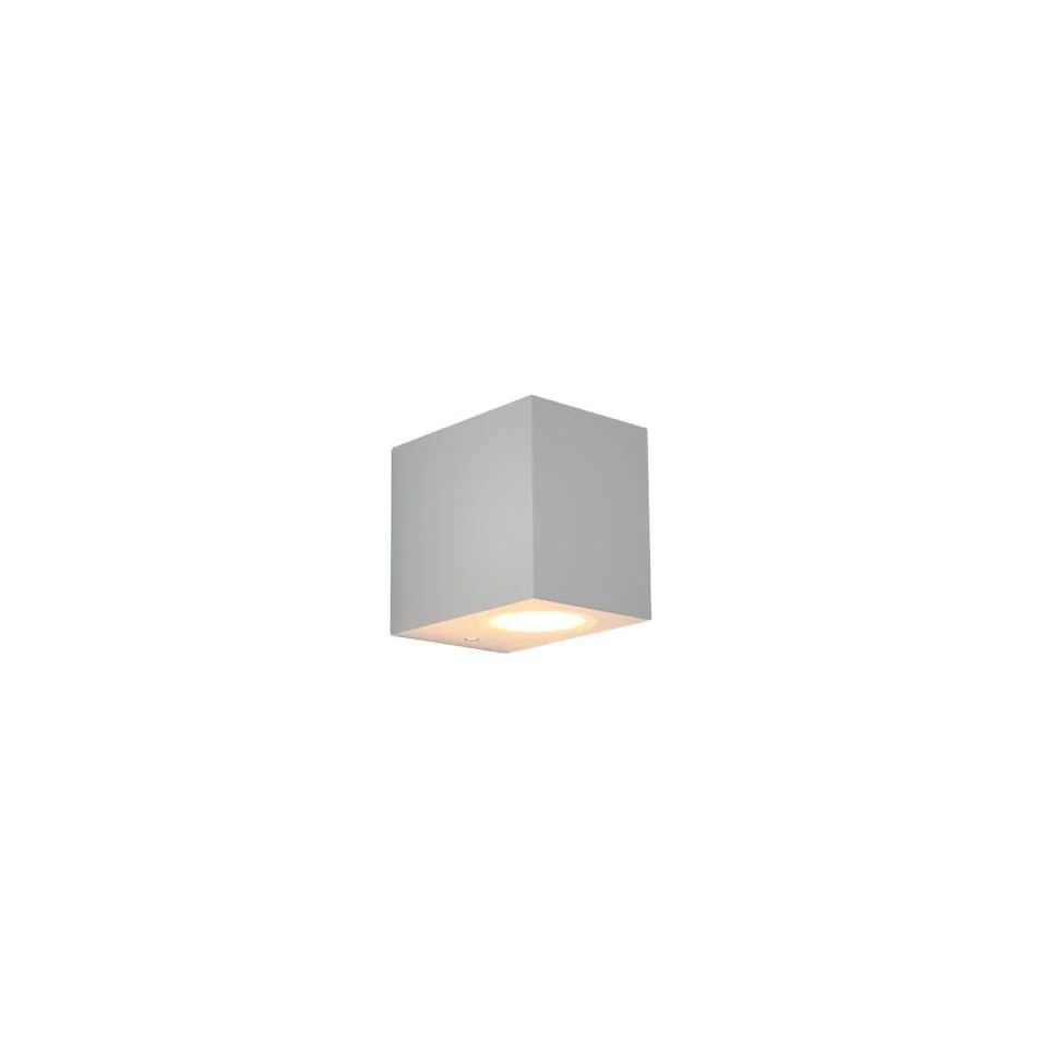 Φωτογραφία προϊόντος: it-Lighting Norman 1xGU10 Outdoor Up or Down Wall Lamp Grey D:8cmx7cm (80200434)