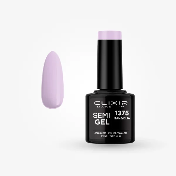 Φωτογραφία προϊόντος: Elixir Makeup Elixir Make-Up Semigel Nail Polish (Mangolia) #1375 8ml