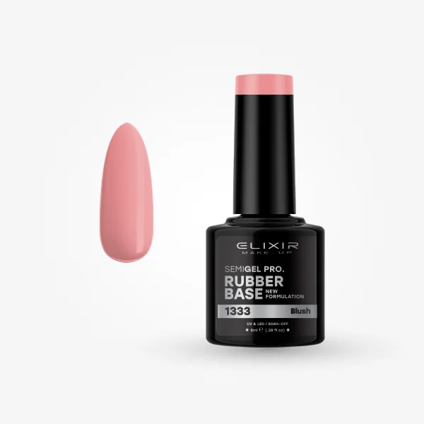 Φωτογραφία προϊόντος: Elixir Makeup Elixir Make-Up Semigel Rubber Base (Blush) #1333 8ml