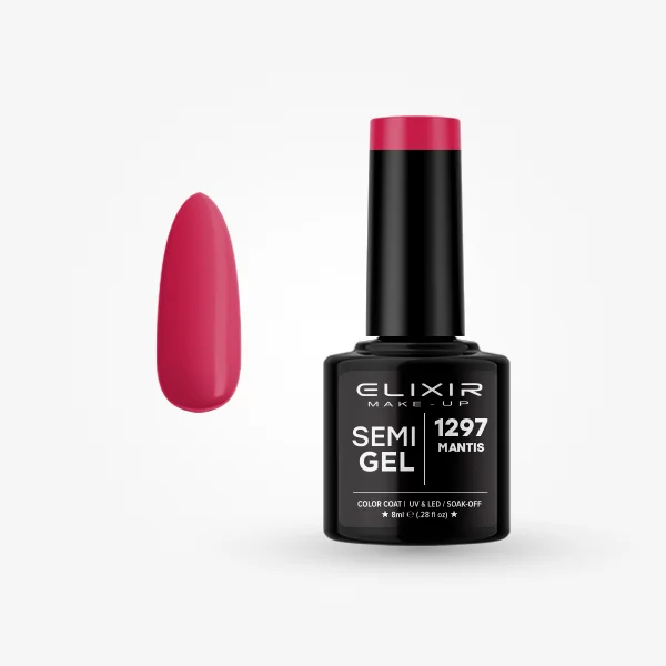 Φωτογραφία προϊόντος: Elixir Makeup Elixir Make-Up Semigel Nail Polish (Mantis) #1297 8ml