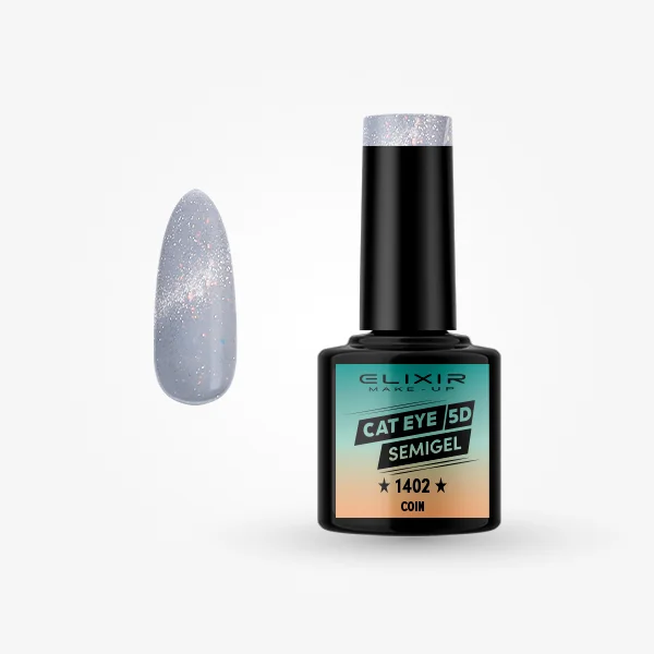Φωτογραφία προϊόντος: Elixir Makeup Elixir Make-Up Semigel Nail Polish (Coin)#1402 8ml