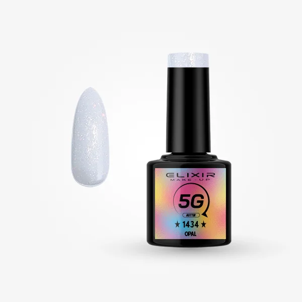 Φωτογραφία προϊόντος: Elixir Makeup Elixir Make-Up Semigel Nail Polish (Opal)#1434 8ml
