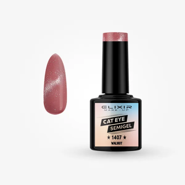Φωτογραφία προϊόντος: Elixir Makeup Elixir Make-Up Semigel Nail Polish (Walnut)#1407 8ml