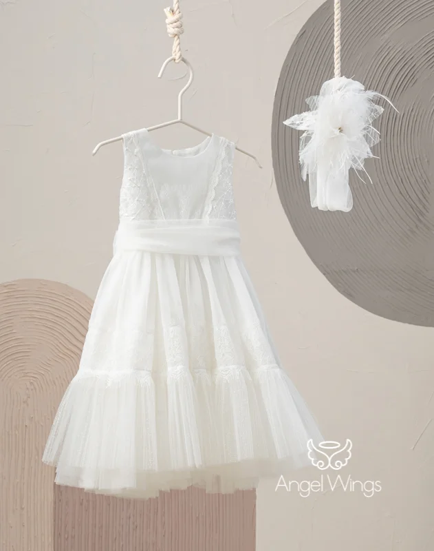 Φωτογραφία προϊόντος: Βαπτιστικό Φόρεμα Angel Wings Leticia