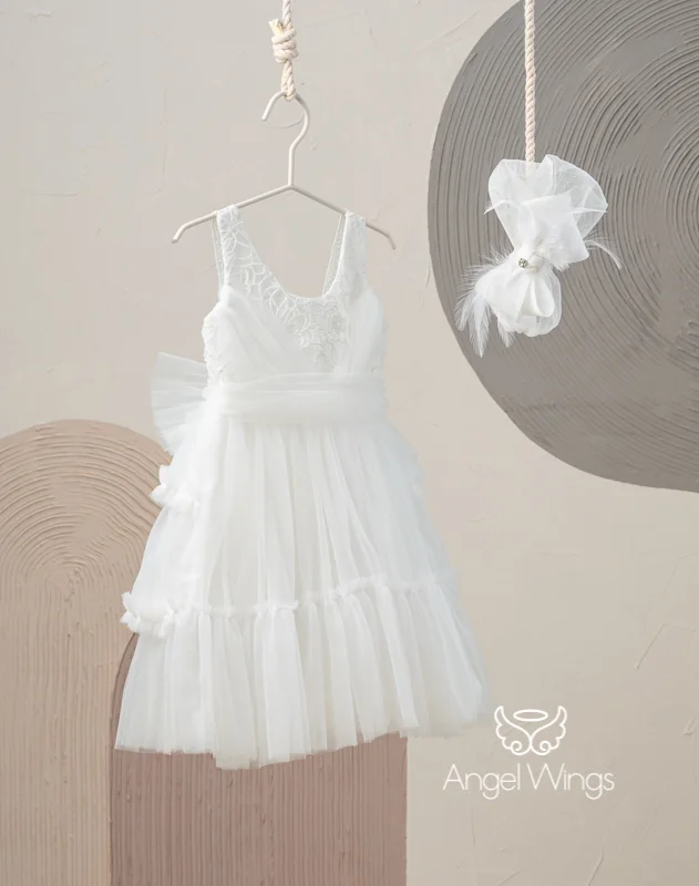 Φωτογραφία προϊόντος: Βαπτιστικό Φόρεμα Angel Wings Viviana