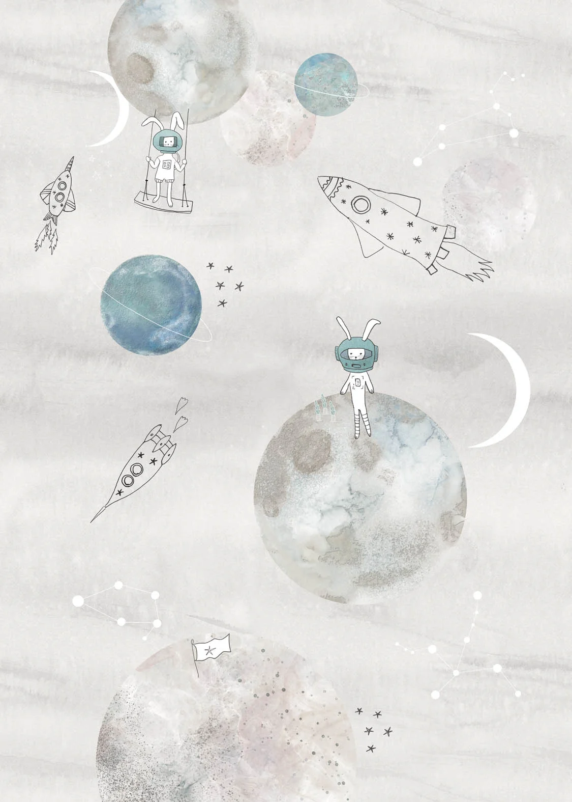Φωτογραφία προϊόντος: SPITS WALLCOVERIGS Ταπετσαρία BEHANG EXPRESSE SOFIE & JUNAR INK7629-BEH - Digital,NonWoven - 280Μx200Π