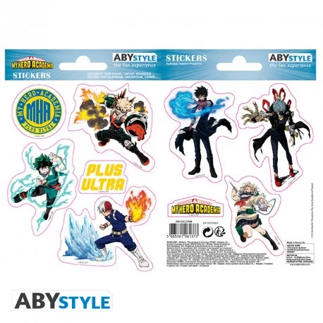 Φωτογραφία προϊόντος: Abysse Stickers MY HERO ACADEMIA - 16x11cm/ 2 sheets - Heroes Villains ABYDCO744