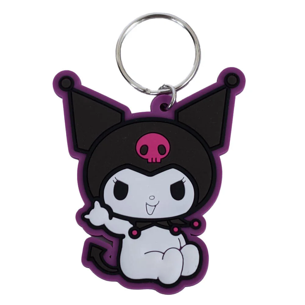 Φωτογραφία προϊόντος: PYRAMID Μπρελοκ Hello Kitty KUROMI - Purple - Rubber Keychain