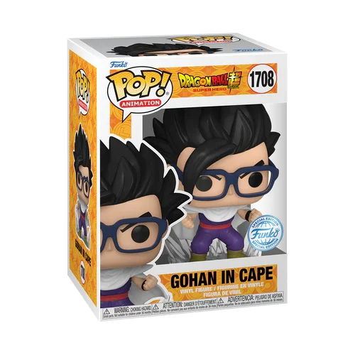 Φωτογραφία προϊόντος: Φιγούρα Funko Pop! Animation: Dragon Ball Super Super Hero - Super Saiyan Gohan in Cape #1708
