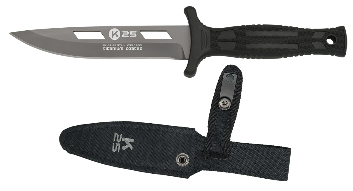 Φωτογραφία προϊόντος: ΜΑΧΑΙΡΙ K25, Tactical Knife, Titanium Coated, 32193