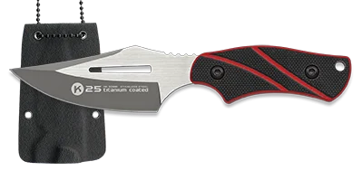 Φωτογραφία προϊόντος: ΜΑΧΑΙΡΙ K25 G10 knife. Red-black. 13.5 cm. Kydex, 32691