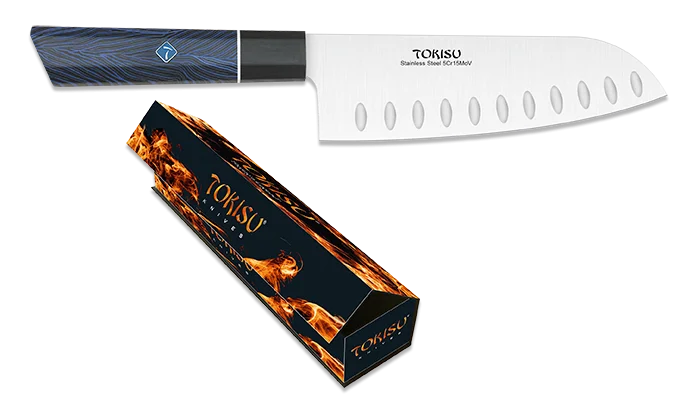 Φωτογραφία προϊόντος: ΜΑΧΑΙΡΙ ΚΟΥΖΙΝΑΣ TOKISU, SANTOKU knife. Blade 17 cm, 17470