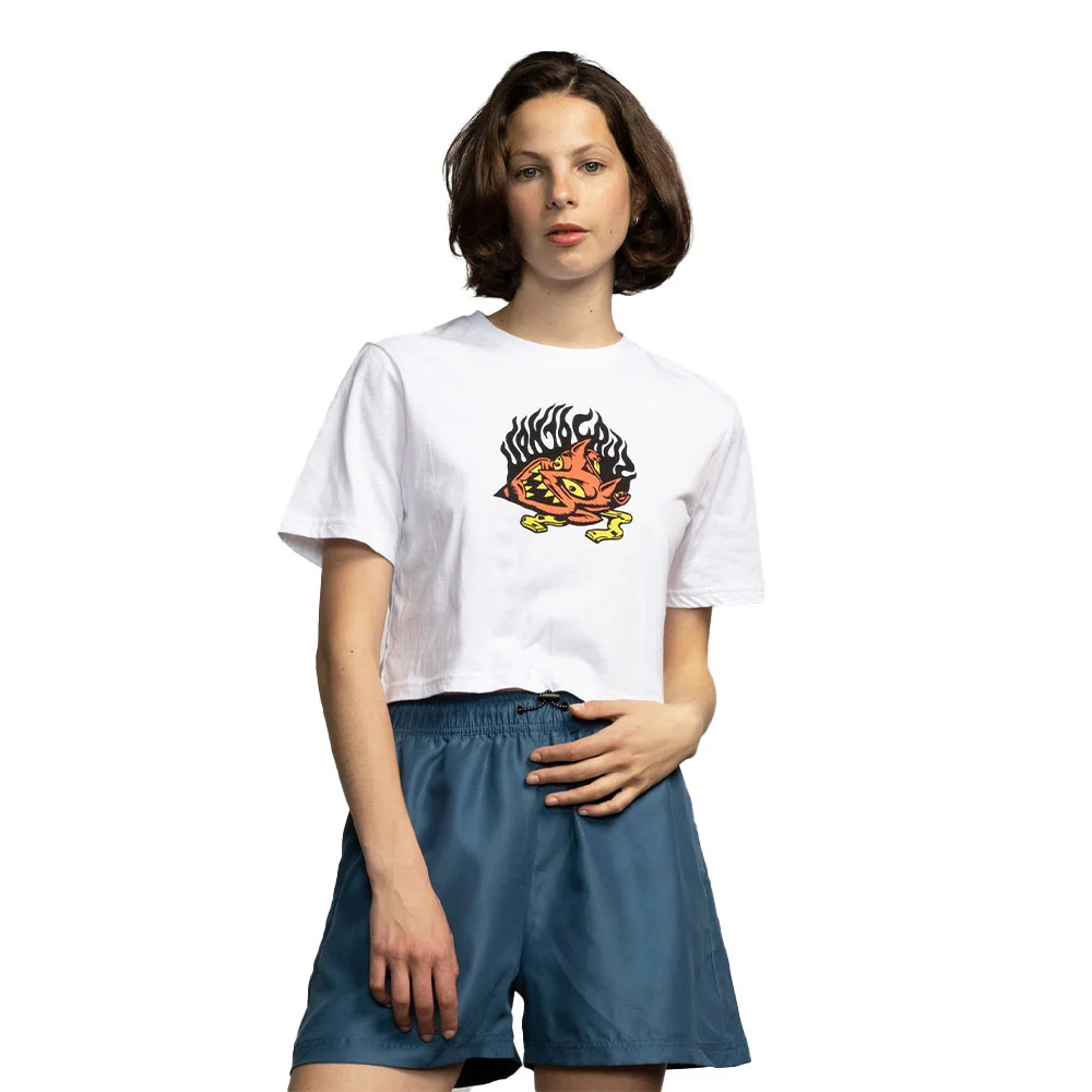 Φωτογραφία προϊόντος: Santa Cruz Delfino Mask Crop Top Γυναικείο White