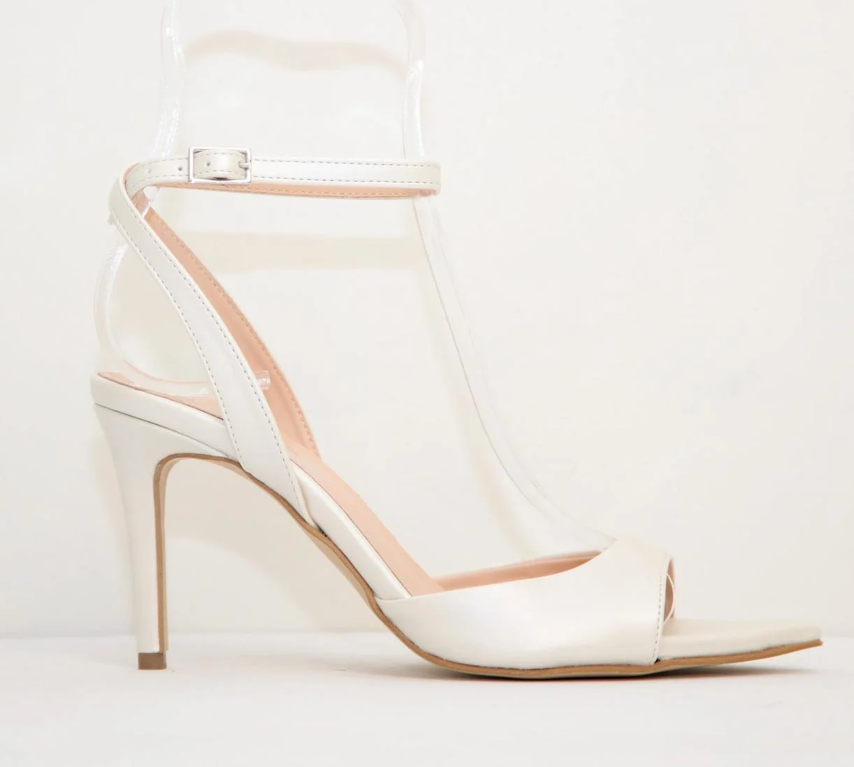 Φωτογραφία προϊόντος: Anteos Shoes 9595 Γυναικεία Πέδιλα από Eco σε Λευκό - Πέρλα χρώμα