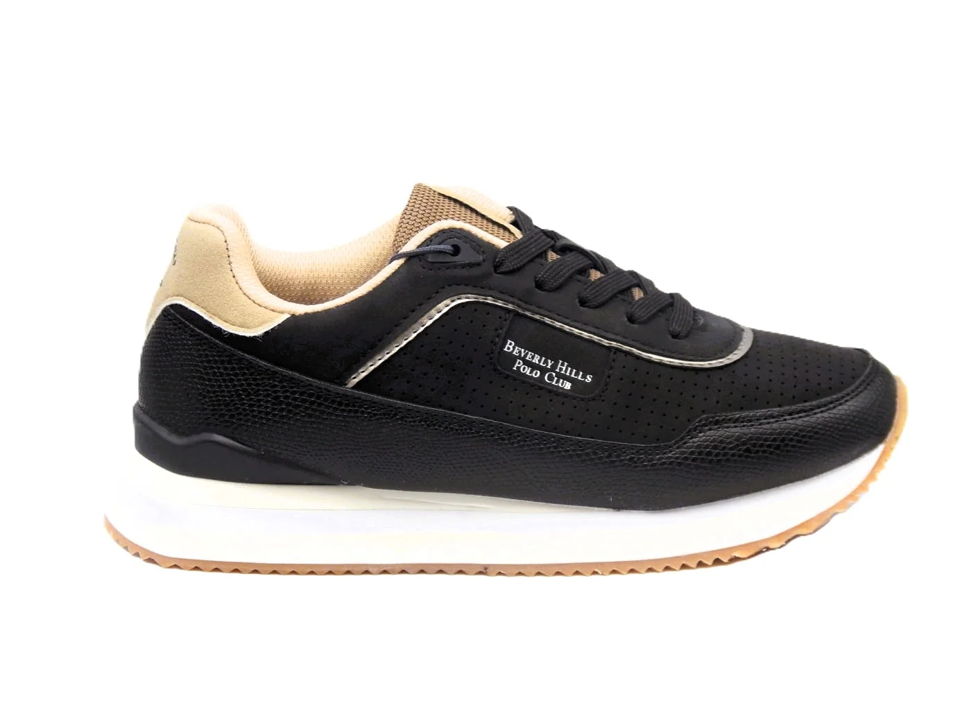 Φωτογραφία προϊόντος: POLO BEVERLY HILLS ΓΥΝΑΙΚΕΙΑ SNEAKERS ΜΑΥΡΟ