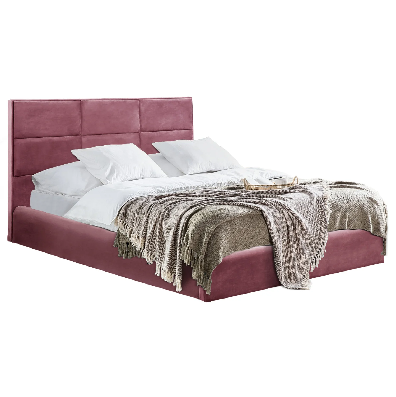 Φωτογραφία προϊόντος: b2b markt ΚΡΕΒΑΤΙ BRILEY HM583.02 ΒΕΛΟΥΔΟ ΣΑΠΙΟ ΜΗΛΟ ΜΕ ΑΠΟΘΗΚΕΥΤΙΚΟ ΧΩΡΟ 160x200 εκ.
